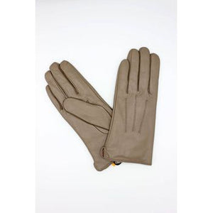Euro Leather Gloves - Taupe