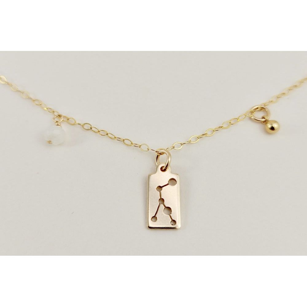 Constellation necklace - Virgo(gold)