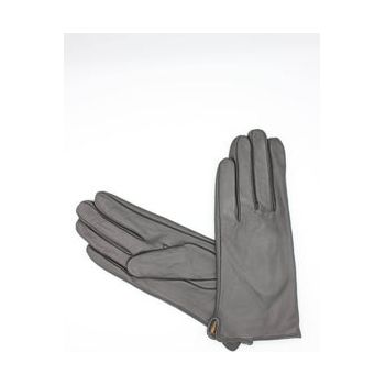 Euro Leather Gloves - Charcoal