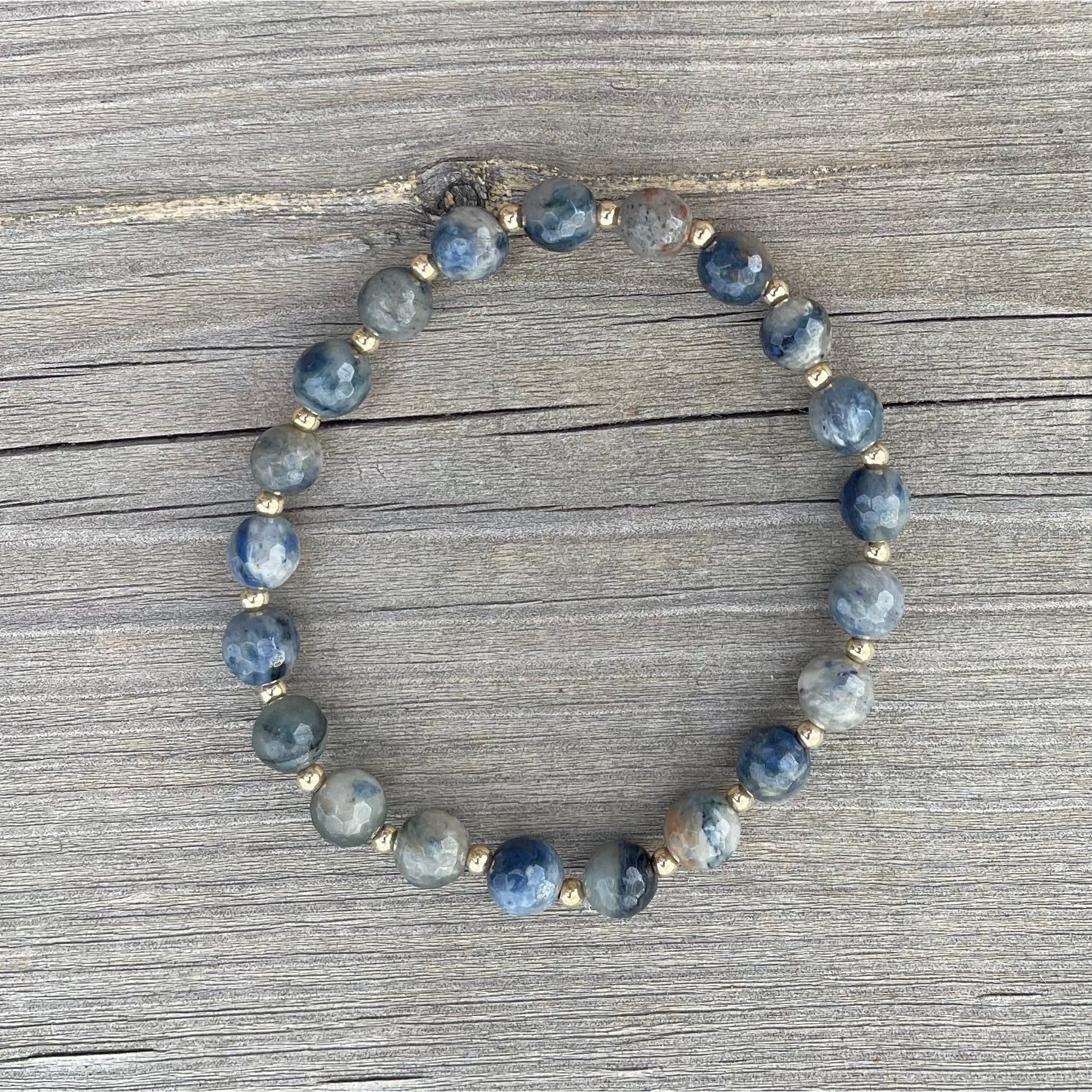 Denim Stone Bracelet