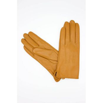 Euro Leather Gloves - Golden