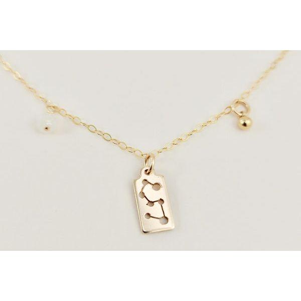 Constellation necklace - Leo(gold)