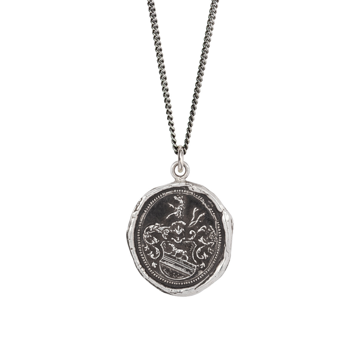 Heart of the Wolf silver talisman